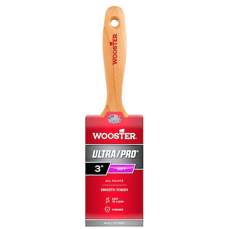 Wooster 3" Varnish Soft, Nylon Bristle, Paint Brush 41690030